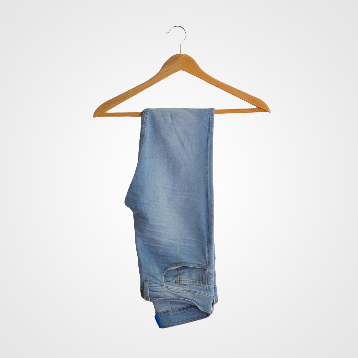 You are currently viewing Faint Washed Denim Blue Jeans